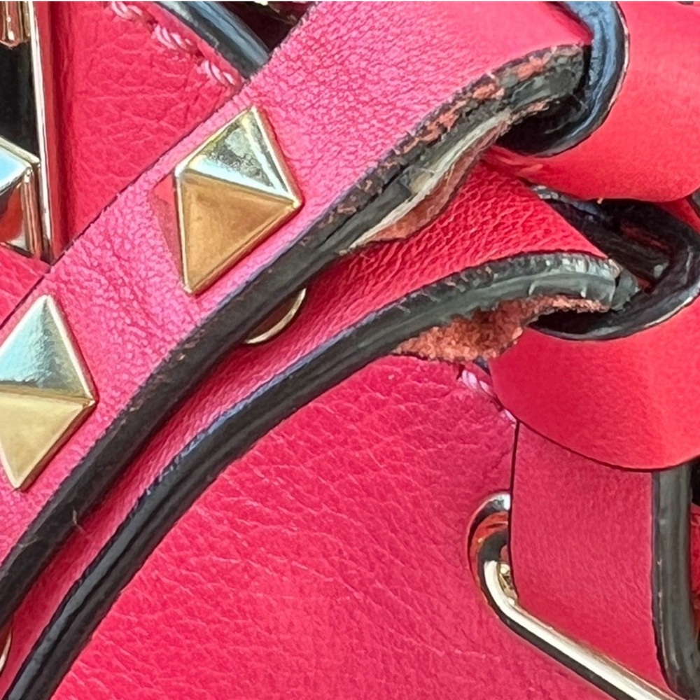 Valentino Garavani Pink Studded Shoulder Bag EUC - Picture 16 of 16